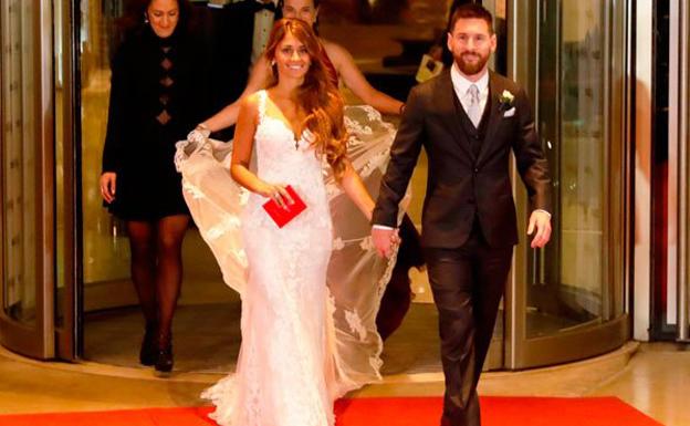 Leo Messi y Antonella Roccuzzo bailaron hasta el amanecer