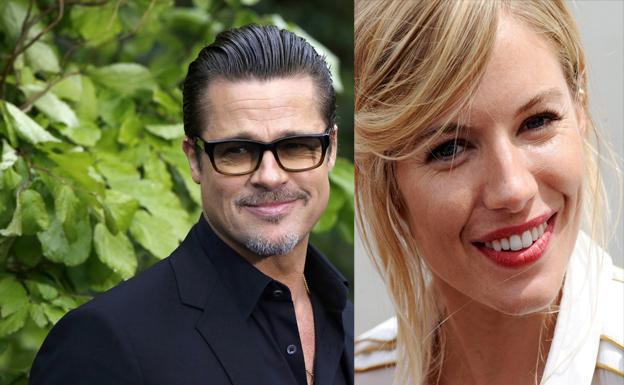 Romance secreto entre Brad Pitt y Sienna Miller