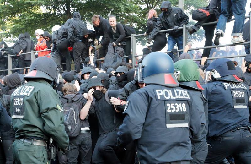 Disturbios en Hamburgo antes de la cumbre del G-20