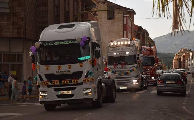 Guardo sale a la carretera para festejar a San Cristóbal
