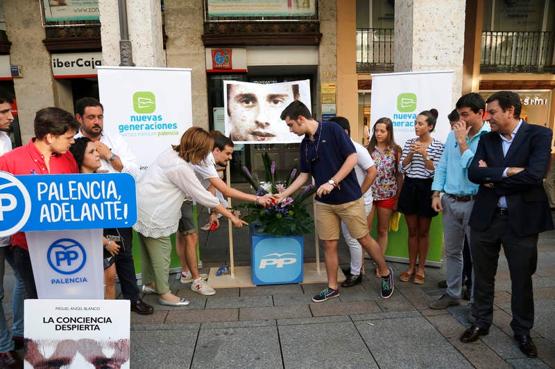 Homenaje a Miguel Ángel Blanco en Palencia