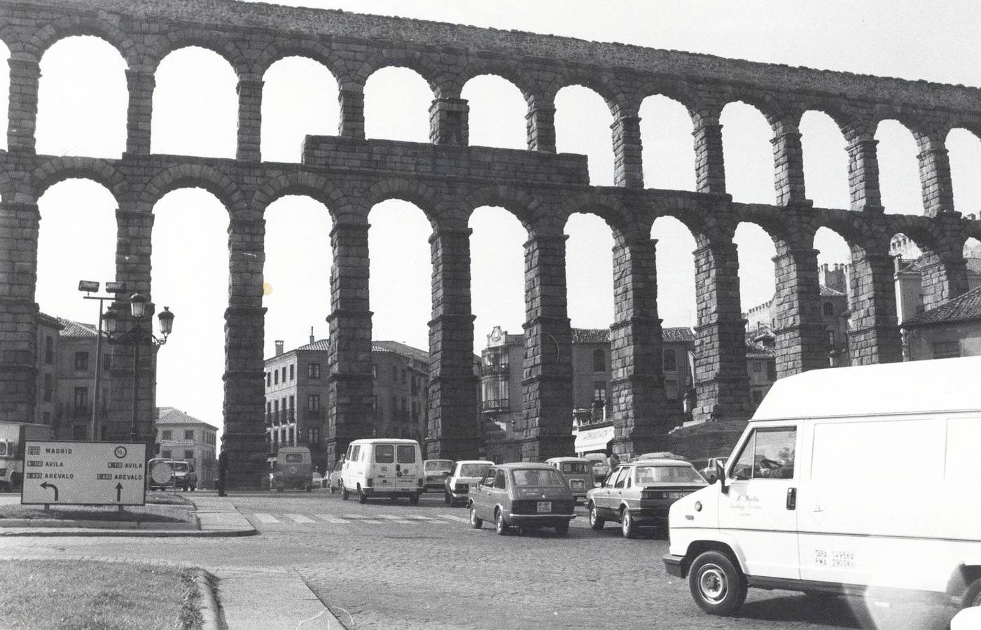 25 años sin tráfico bajo el Acueducto de Segovia