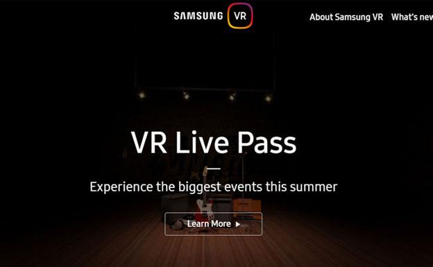 Samsung presenta VR Live Pass, una plataforma para retransmisión de eventos en realidad virtual
