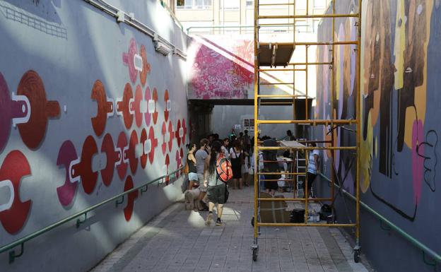Un túnel saca de la oscuridad al sida en Palencia