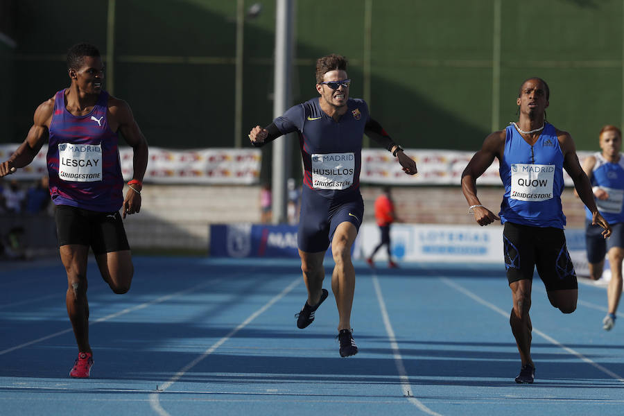 Óscar Husillos logra la mínima para el Mundial en el Meeting de Madrid