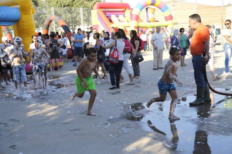 Los niños, protagonistas de las fiestas del barrio de Santiago de Palencia