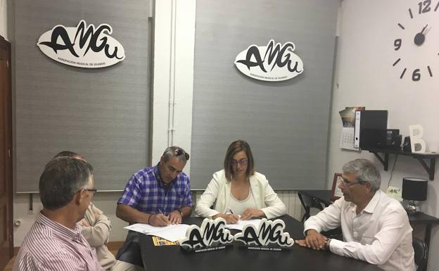 La Diputación de Palencia renueva su convenio con Agrupación Musical de Guardo