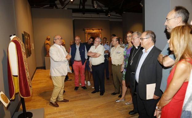 La muestra 'Patrimonio Restaurado' expone 36 obras de arte sacro