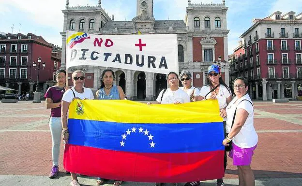 El colectivo venezolano de Valladolid, contra las «fraudulentas elecciones de Maduro»