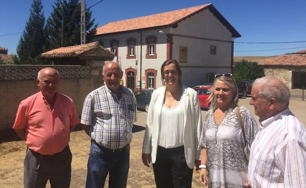 La Diputación de Palencia invierte 27.000 euros en la cubierta del Ayuntamiento de Pomar de Valdivia