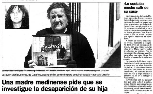 La noticia apareció en El Norte de Castilla en abril de 1991