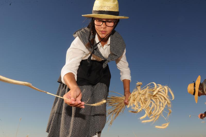 Recreación de la fiesta de la siega