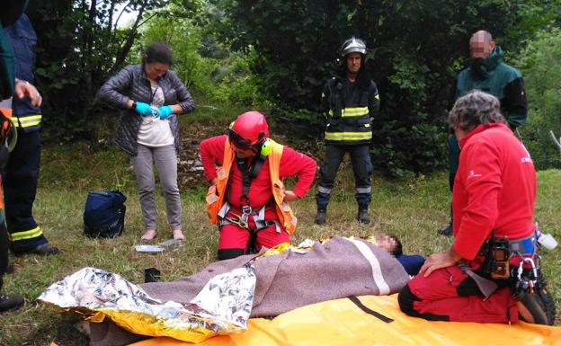 Rescatan a un vallisoletano que permaneció 26 horas perdido en los Lagos de Somiedo