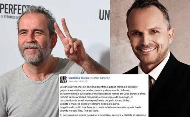 Willy Toledo ataca a Miguel Bosé por sus comentarios contra Maduro