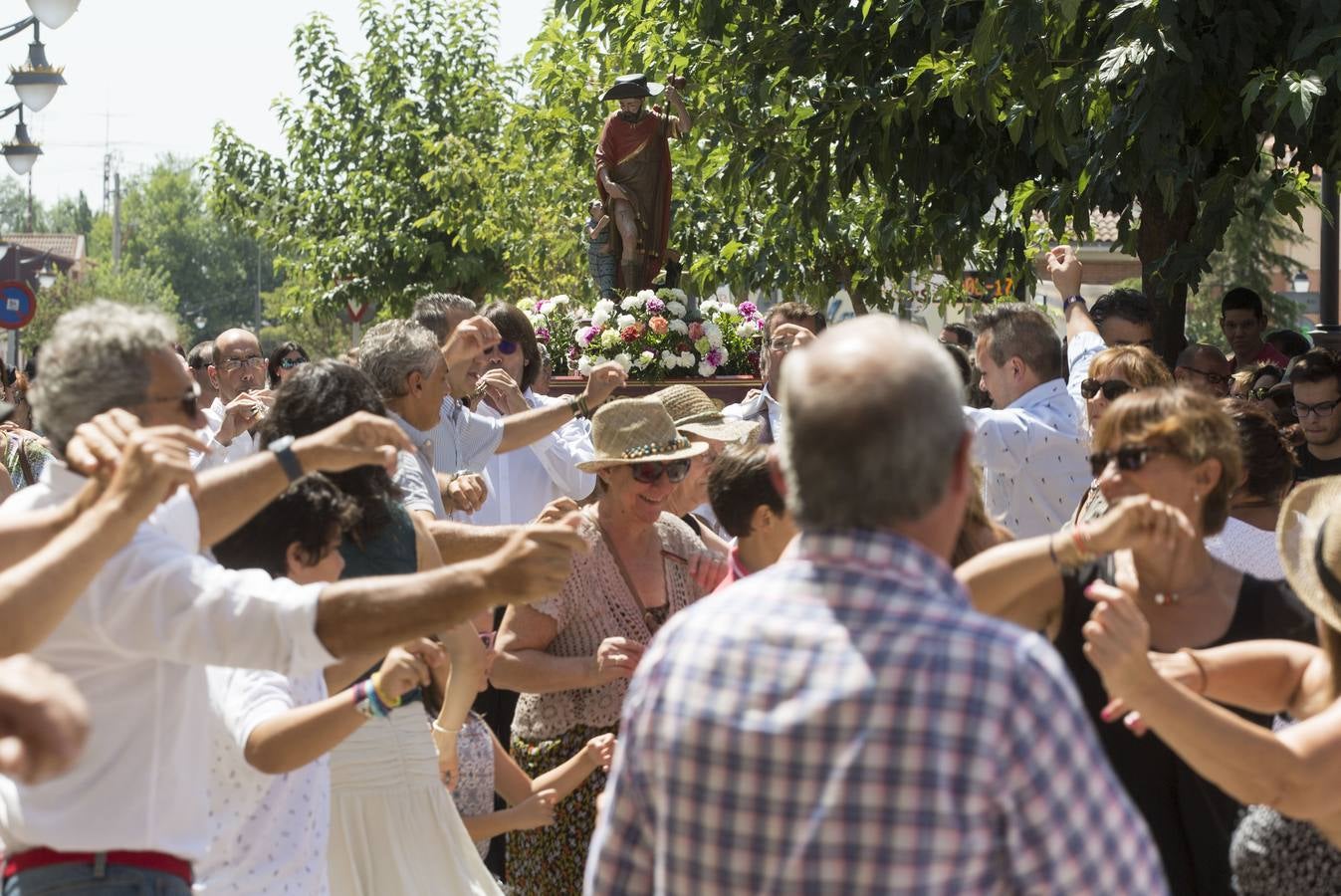 Procesión de San Roque en Viana de Cega El Norte de Castilla