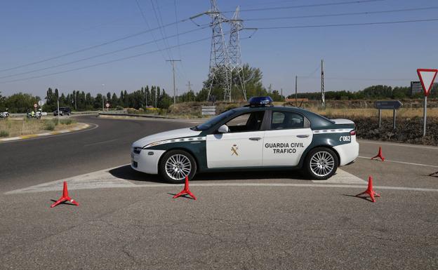 Muere un conductor de 76 años en un accidente cerca de Astudillo