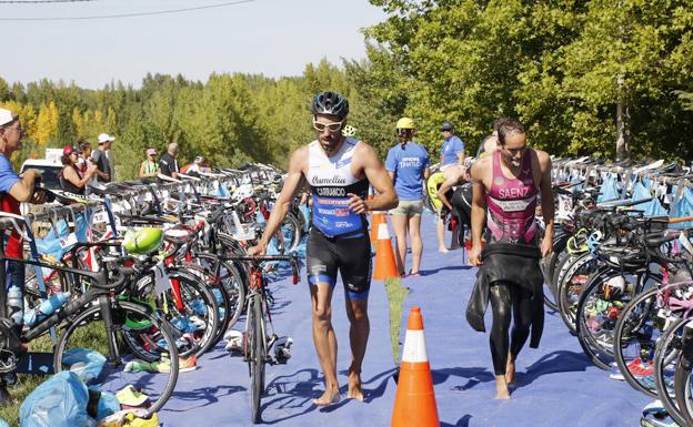 Perales y Sánchez se imponen en el Triatlón Olímpico de Lantadilla