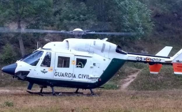 La Guardia Civil rescata con un helicóptero a siete montañeros belgas en Picos de Europa