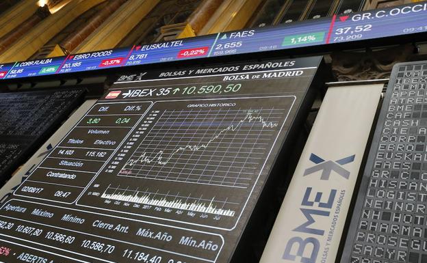 Con pies de plomo: El Ibex-35 deja para otro día los 10.400 puntos
