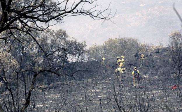 Continúa la lucha contra el fuego de Fermoselle