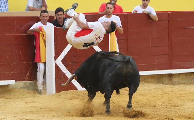 Así fue el escalofriante salto que dio el triunfo a 'Use' en Palencia