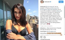 Bella Hadid se siente «genial» por desfilar en Victoria's Secret 2017