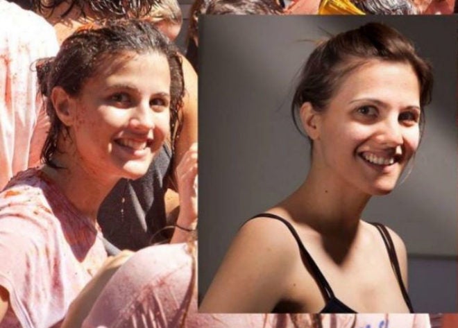 Una joven busca a su doble en Twitter, la «chica de la Tomatina»