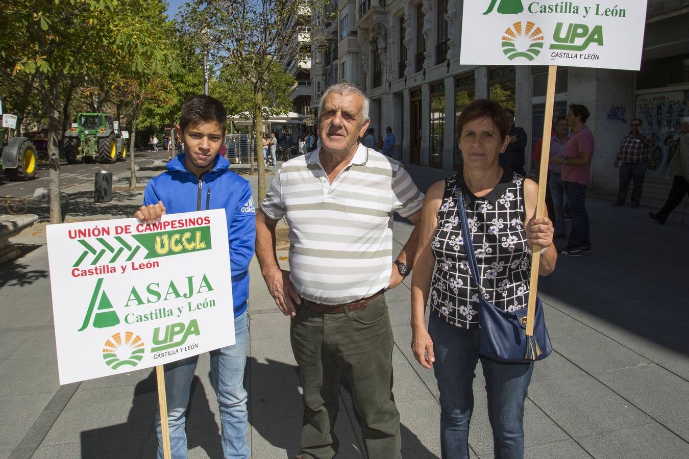 Manifestación en Valladolid para reclamar mejoras para agricultores y ganaderos