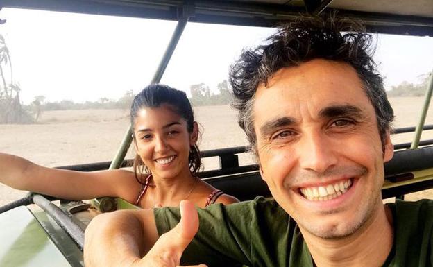 Canco Rodríguez y Marta Nogal, de luna de miel en África