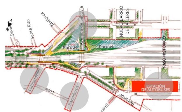 Descubre en nuestro gráfico interactivo cómo será la integración del tren en Valladolid