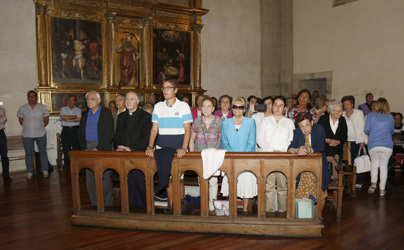La última misa de Raúl Muelas en la la iglesia Virgen de la Calle