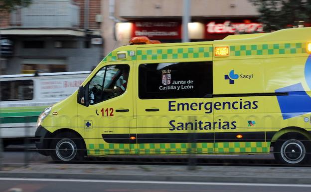 Dos heridos en el vuelco de un camión en la AP-1 en Briviesca