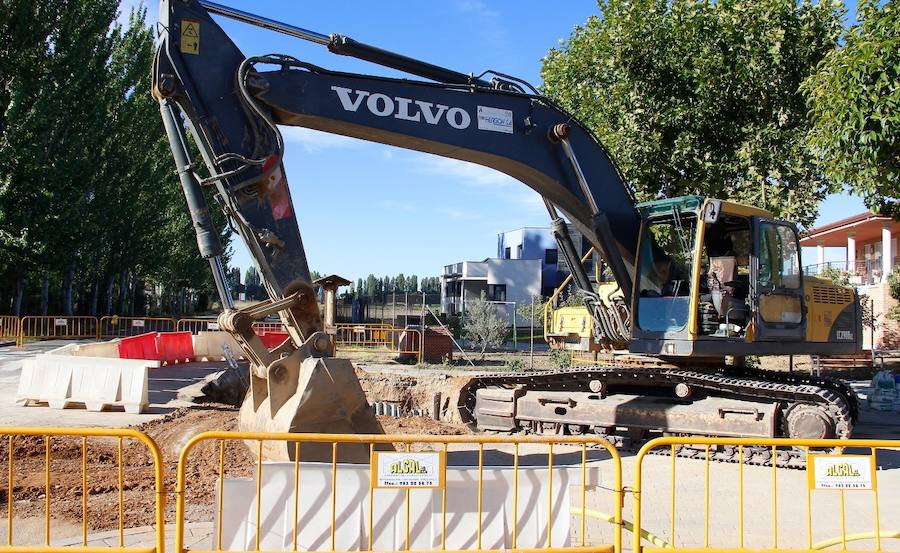 Monumental atasco en un colector de Laguna