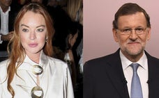 Lindsay Lohan se queda prendada de España... y de Rajoy