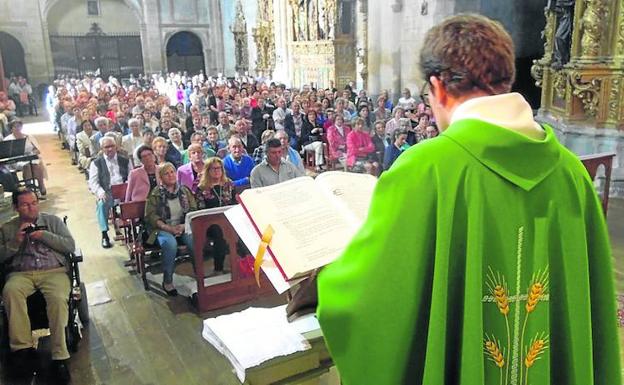 Las unidades pastorales de San Cebrián despiden a su párroco