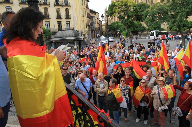 Concentración en Segovia por la unidad de España