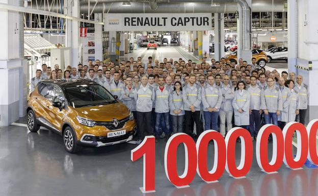 Renault monta un millón de Captur en Valladolid en cuatro años