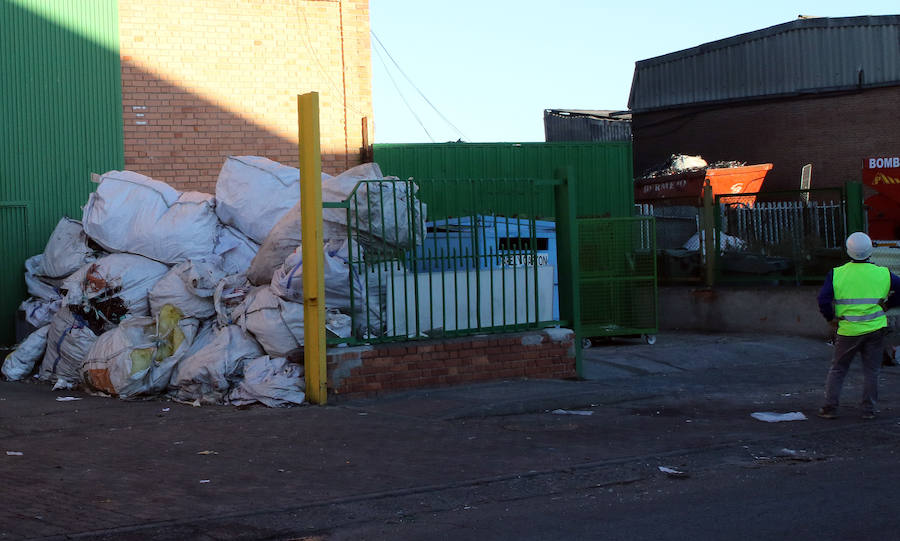 Así ha quedado la empresa Hijos de Plácido Hernández tras el incendio