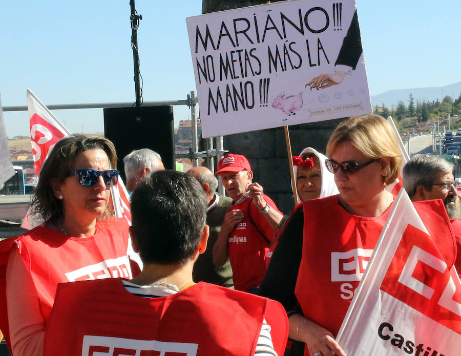 Marcha por las pensiones en Segovia