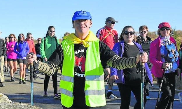 1.200 personas participan en la marcha jacobea de la Fundación San Cebrián