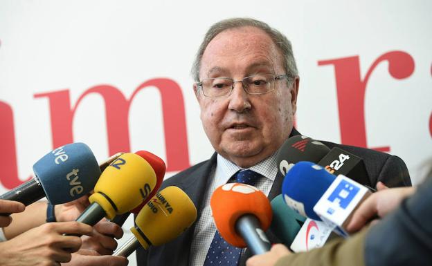 El presidente de Freixenet, hoy en el Foro de El Norte en Salamanca