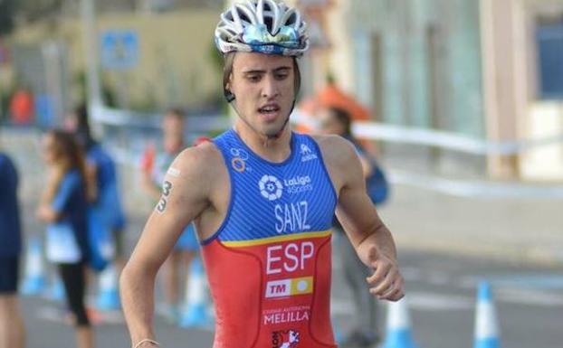 Meritorio puesto de Guillermo Sanz en la Copa de Europa de Triatlón
