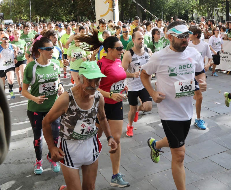 Marcha contra el cáncer en Palencia