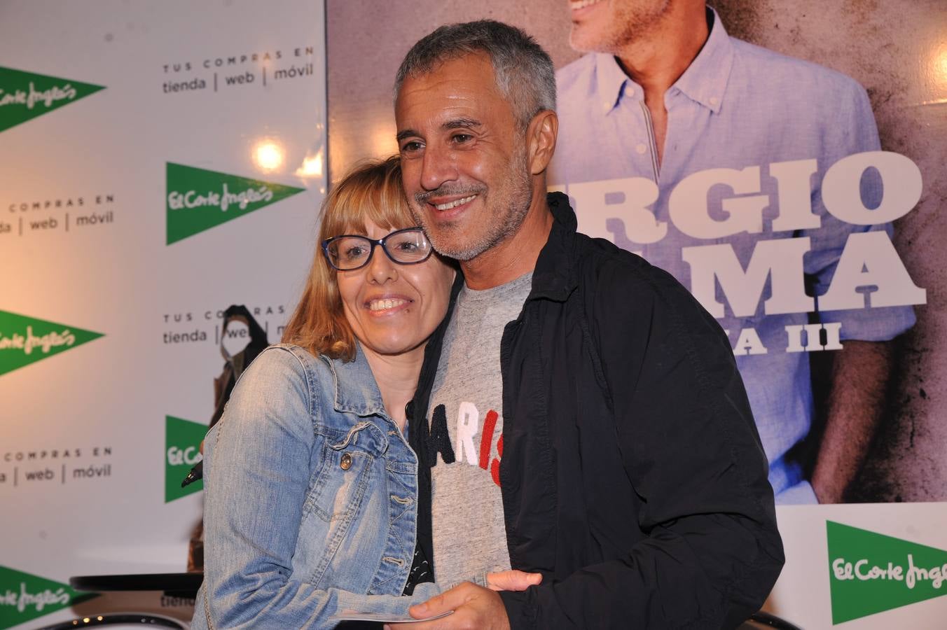 Firma de discos de Sergio Dalma en El Corte Inglés de Valladolid