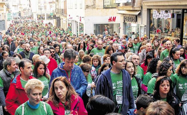 Más de 10.000 salmantinos saldrán este domingo a la calle para participar en la IV Marcha contra el Cáncer