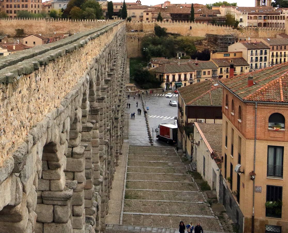 Desde lo alto del Acueducto de Segovia