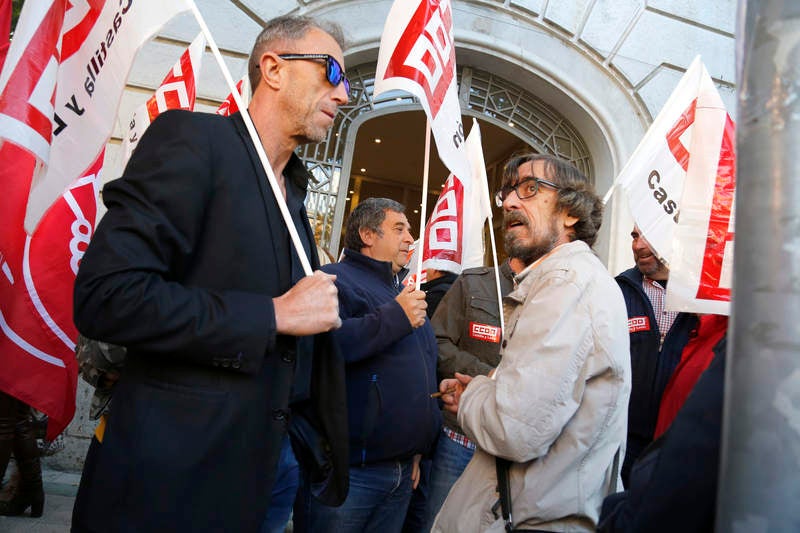 Protesta en Palencia para exigir cambios en la política forestal de la Junta