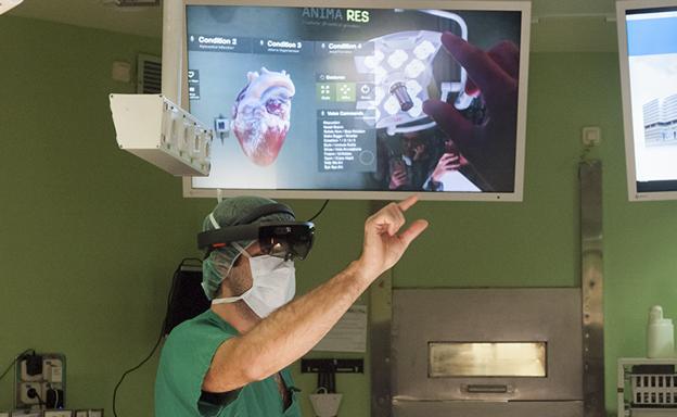 Los quirófanos españoles prueban la realidad mixta