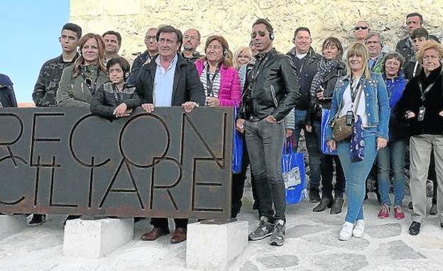 La presidenta de las Cortes de Castilla y León, de ruta por Cuéllar