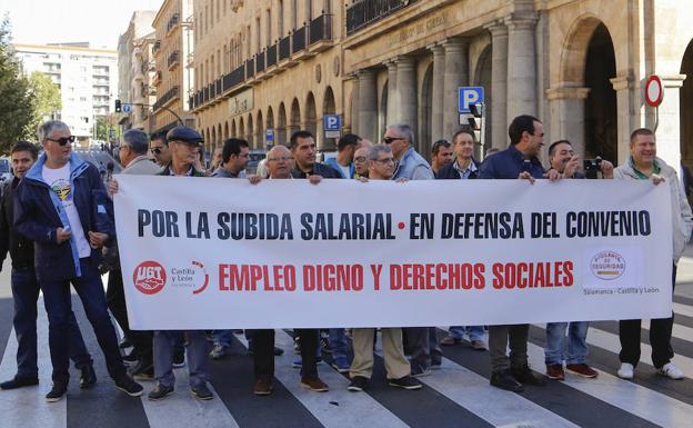 La seguridad privada hará huelga si la patronal no aumenta los salarios